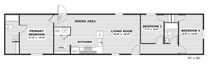 Single Wide Mobile Home Floor Plans The Outlet Az