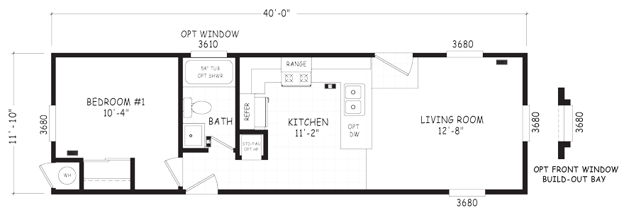 Single Wide Mobile Home Floor Plans